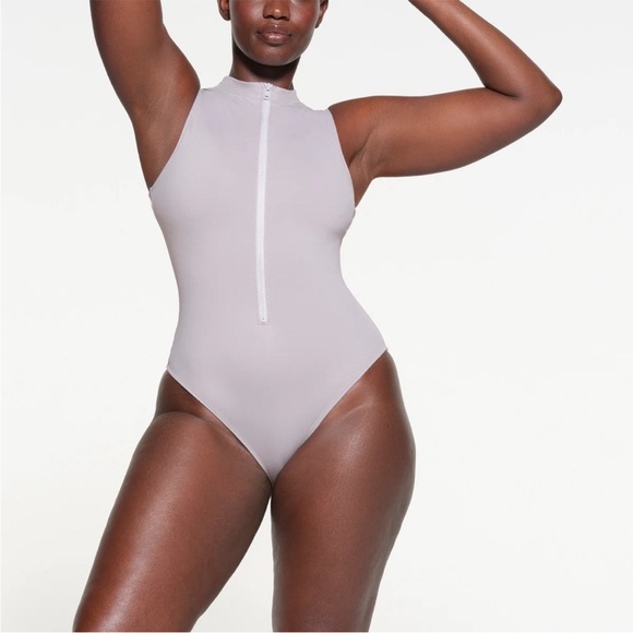 Skims NWT one piece zip up bathing suit - Picture 6 of 9